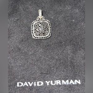 David Yurman Albion Pendant with Pave Black Diamonds (rare)!